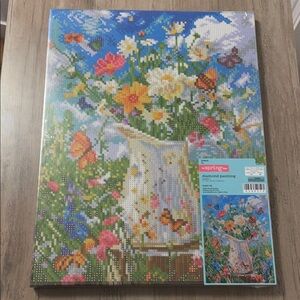 🆕💜 Hobby Lobby Spring Floral Butterfly Diamond Painting Kit DIY Craft NWT